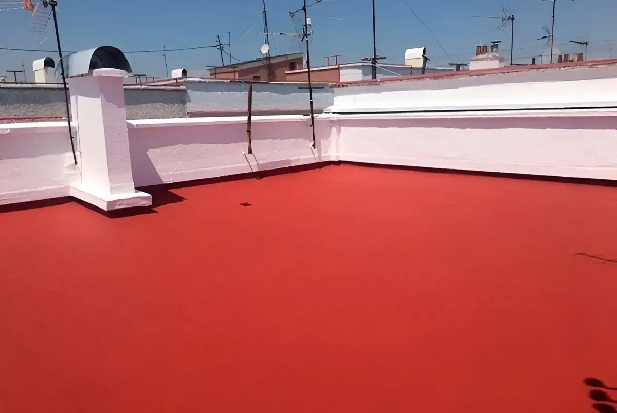 Reparación e impermeabilización de terraza hecha por Los Pintores Zaragoza